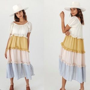 Shop Zoco Ray of Sunshine Midi Dress NWT